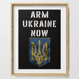 Arm Ukraine now Serving Tray