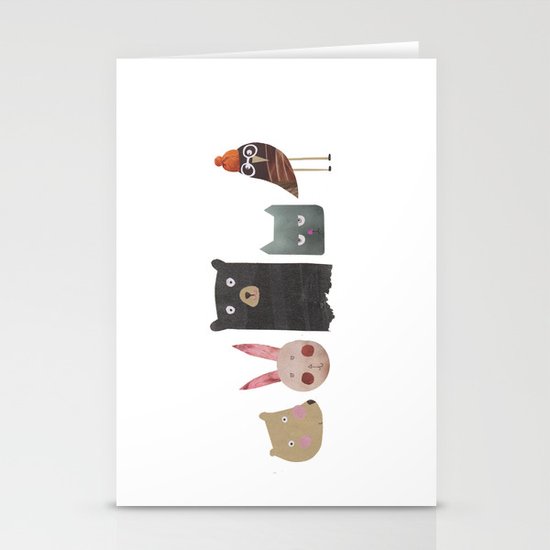 Animal love Stationery Cards