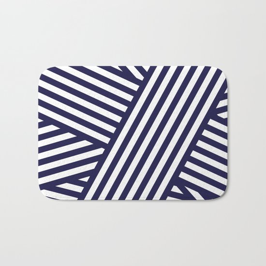 Nautical Bandaids Bath Mat