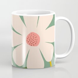 Wild Daisies - green Coffee Mug