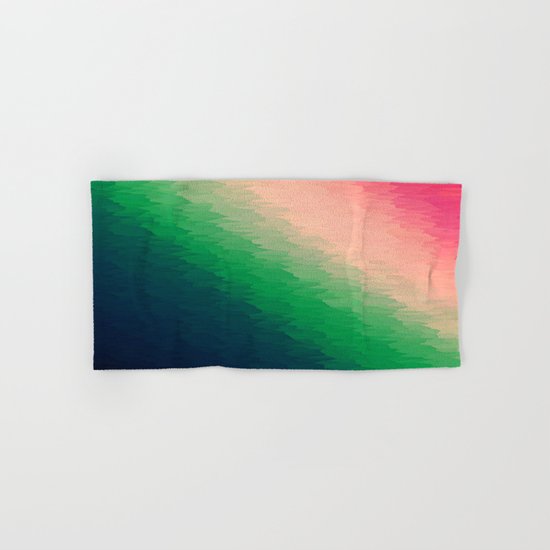 Deconstructed Pink Rose TEXTURE Hand & Bath Towel