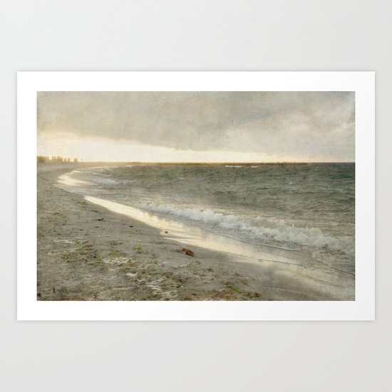 dramatic sunset Art Print