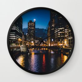Chicago - Mecca of the Midwest V Wall Clock