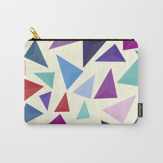 Colorful geometric pattern Carry-All Pouch