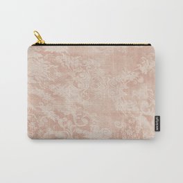 Chopped Lace Carry-All Pouch | Pattern, Delicate, Lace, Blush, Fabric, Collage 