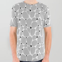 Petales Black&White All Over Graphic Tee