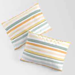 Bayadere rainbow  Stripes Pattern  Pillow Sham