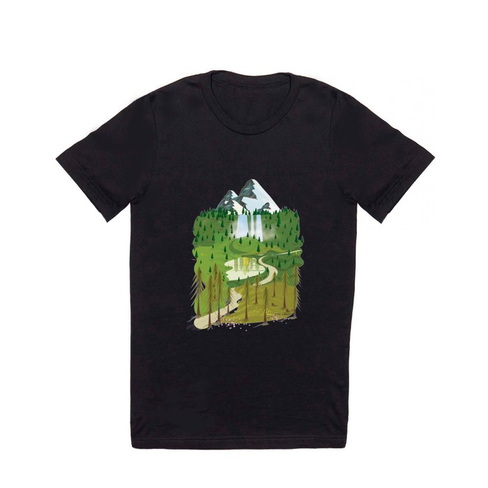 Mountains & Valleys.  T Shirt