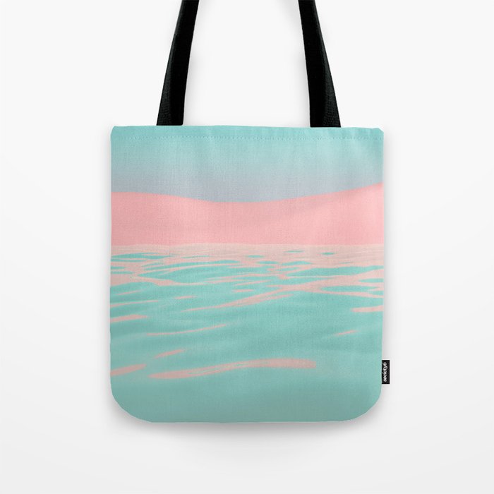 Pink Beach Tote Bag
