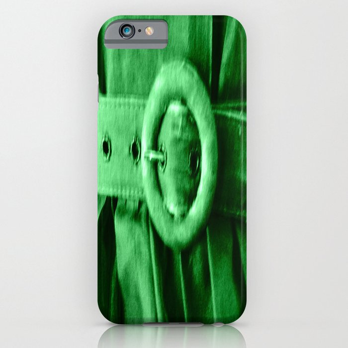 Green Vintage BELT iPhone Case