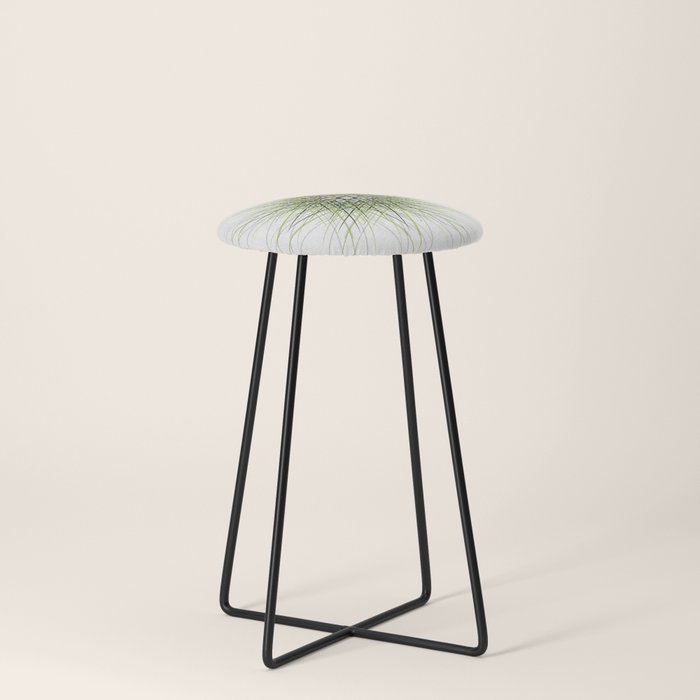 Geometric counter sale stool