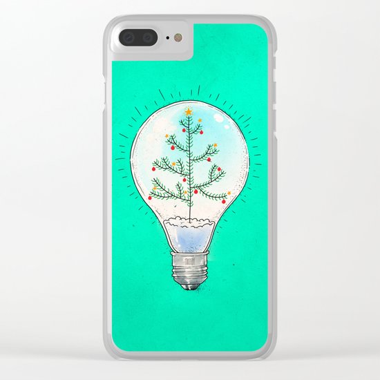 Christmas lamp Clear iPhone Case