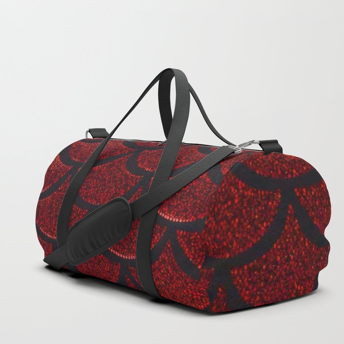 Scarlet Sable Scales Duffle Bag