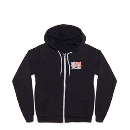 Takanashi Kiara and Nyatasha Nyanners Full Zip Hoodie