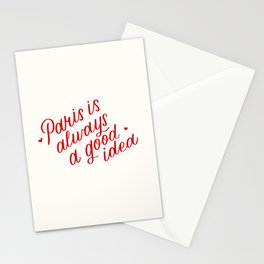 Paris | Red Stationery Cards