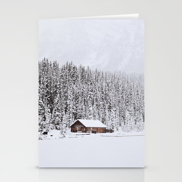 blinded by the white // lake louise Stationery Cards