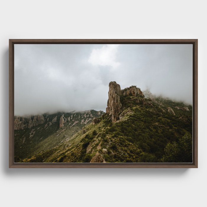 Big Bend Mountaintop - Landscape Photography Framed Canvas