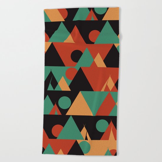 The sun phase Beach Towel