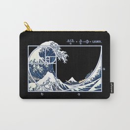The Great Fibonacci Wave Carry-All Pouch