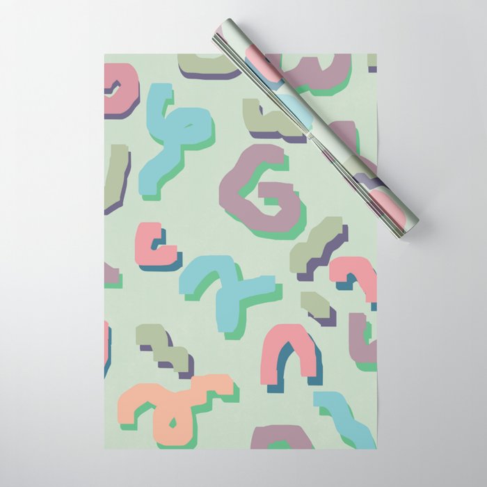Color confetti pattern 15 Wrapping Paper