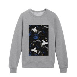 Celestial Pigs of the Night Sky A Kids Crewneck