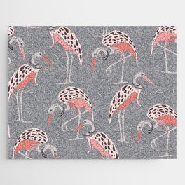 Asia pecking cranes Jigsaw Puzzle