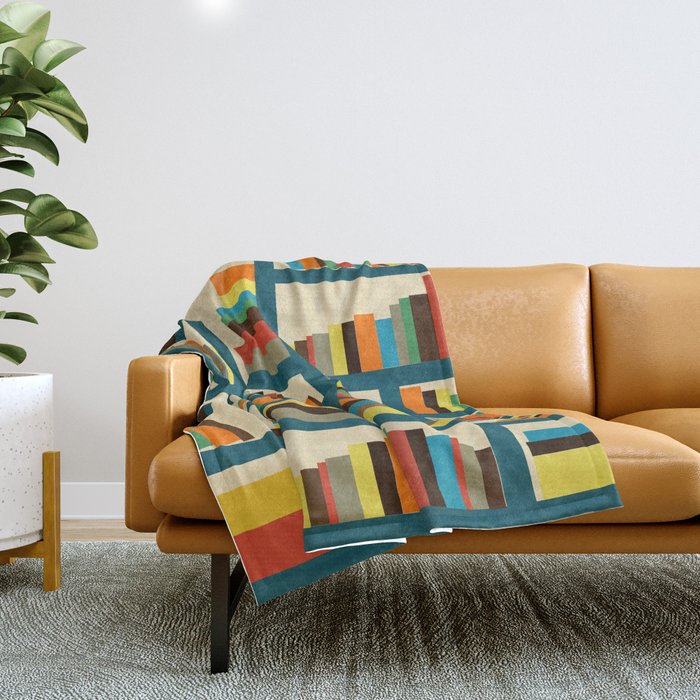 library Throw Blanket