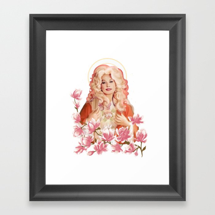 Dolly Patron Saint Framed Art Print