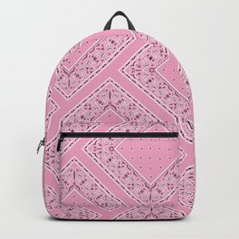 Pink Bandana Diamond Patches  Backpack | Bikerchick, Cowgirl, Pinkbandanas, Graphicdesign, Pattern, Westernstyle, Curated, Urbandecor 