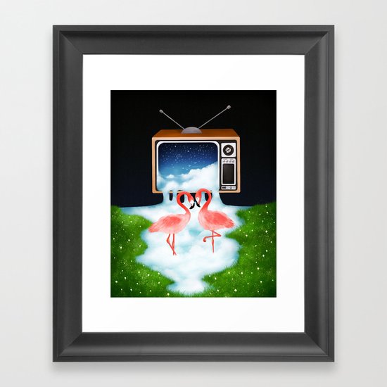 Momentary Static Framed Art Print