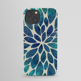 Petal Burst - Turquoise iPhone Case