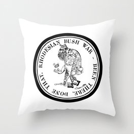 Rhodesian Bush War - Been there, Done That Throw Pillow