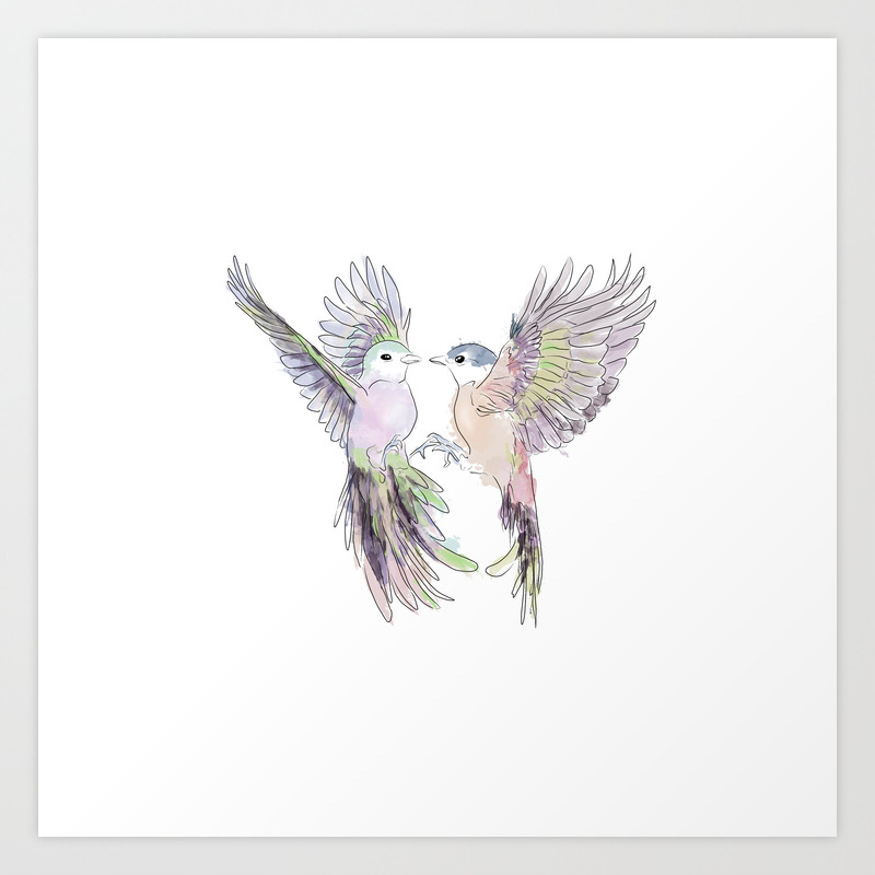 Wedding Birds Birds Of Paradiese Birds In Love Tropical Bird