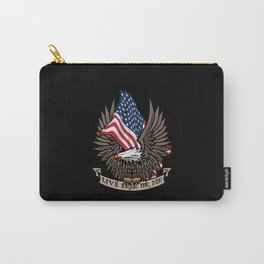 Live Free or Die Carry-All Pouch