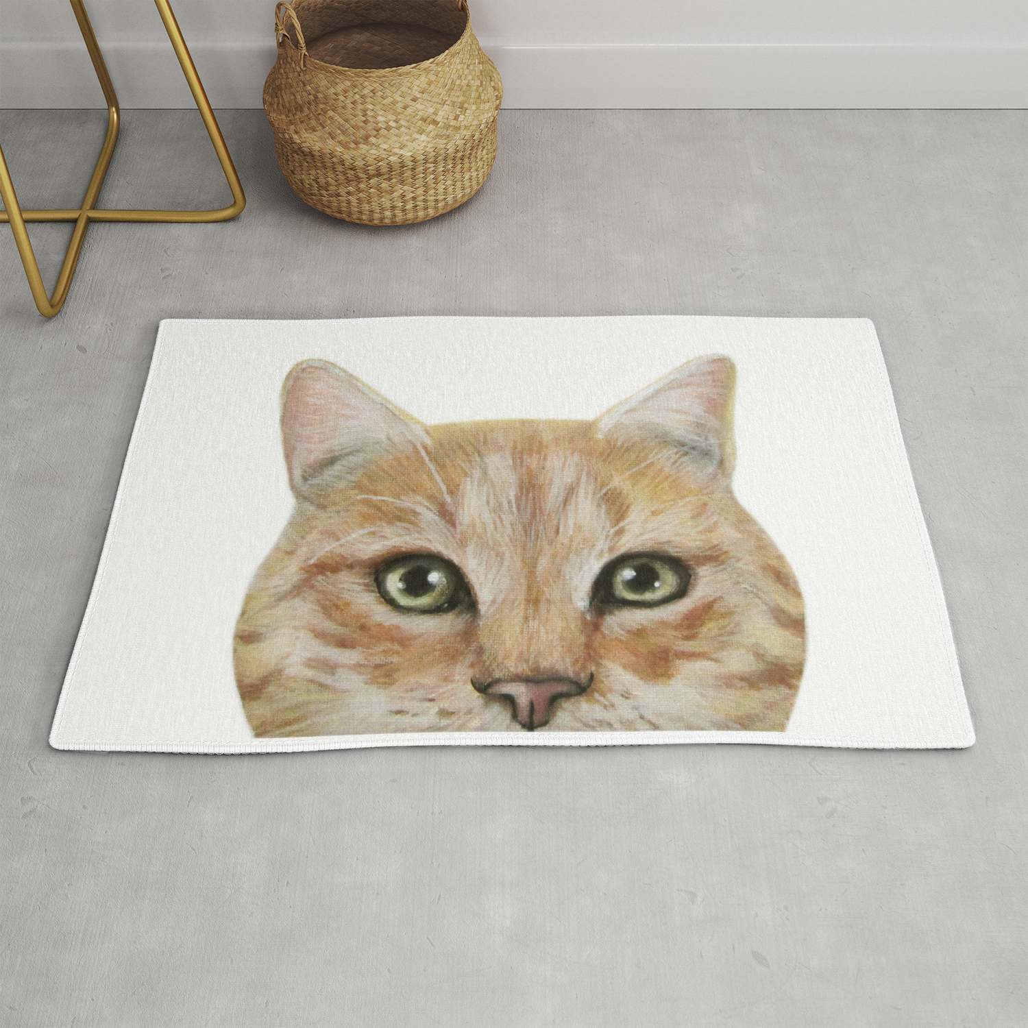 Golden British Shorthair America Shorthair Cat Acrylic