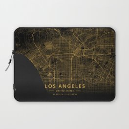 Los Angeles, United States - Gold Laptop Sleeve