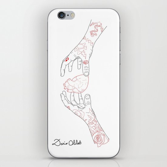 You're grabbing my heart iPhone & iPod Skin