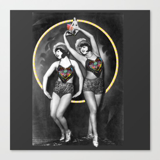 The Fiddlebittery Girls Canvas Print