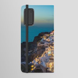 Oia, Greece, Ocean Sunset Android Wallet Case