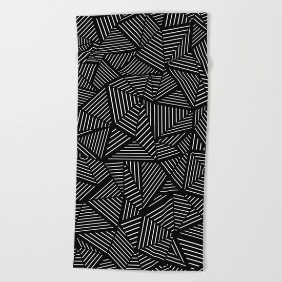 Abstraction Linear Beach Towel