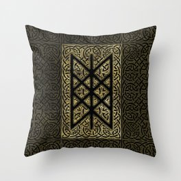 Web of Wyrd  -The Matrix of Fate Throw Pillow