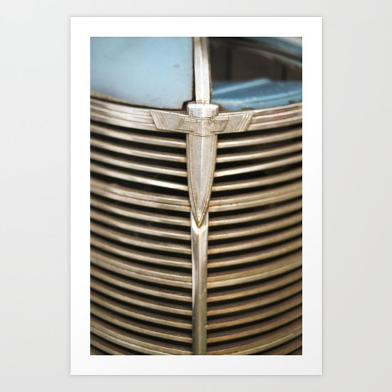 Classic Chevy Logo - Chevy Truck Grill Art Print