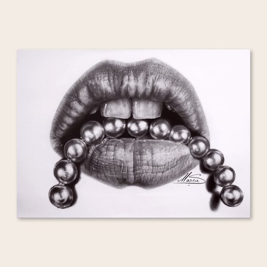 Sexy Lips Canvas Print