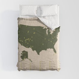 US National Parks Comforter