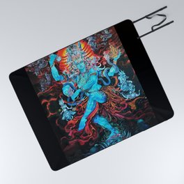 Lord Shiva The Destroyer Picnic Blanket