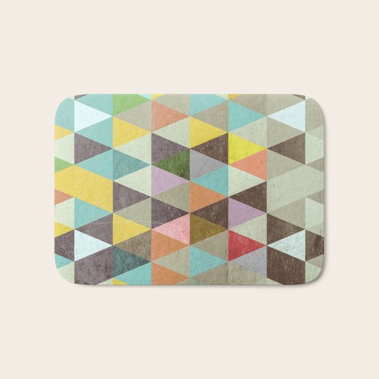 Triangles XXI Bath Mat
