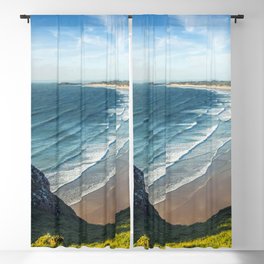 Great Britain Photography - Rhossili Bay Beach On A Hot Summer Day Blackout Curtain
