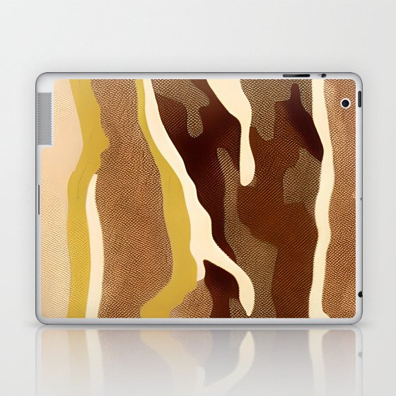 Desert halftone camo Laptop & iPad Skin