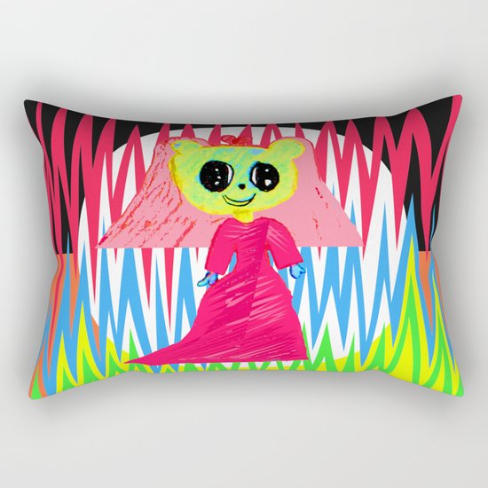In Love | Kids Painting | by Elisavet Rectangular Pillow