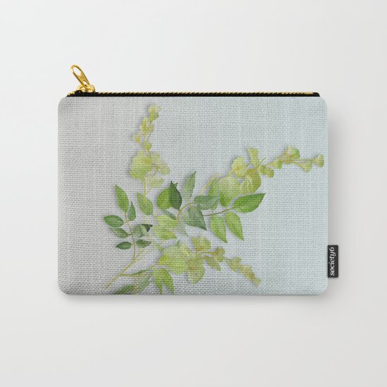Yellow Tiny Flowers Carry-All Pouch